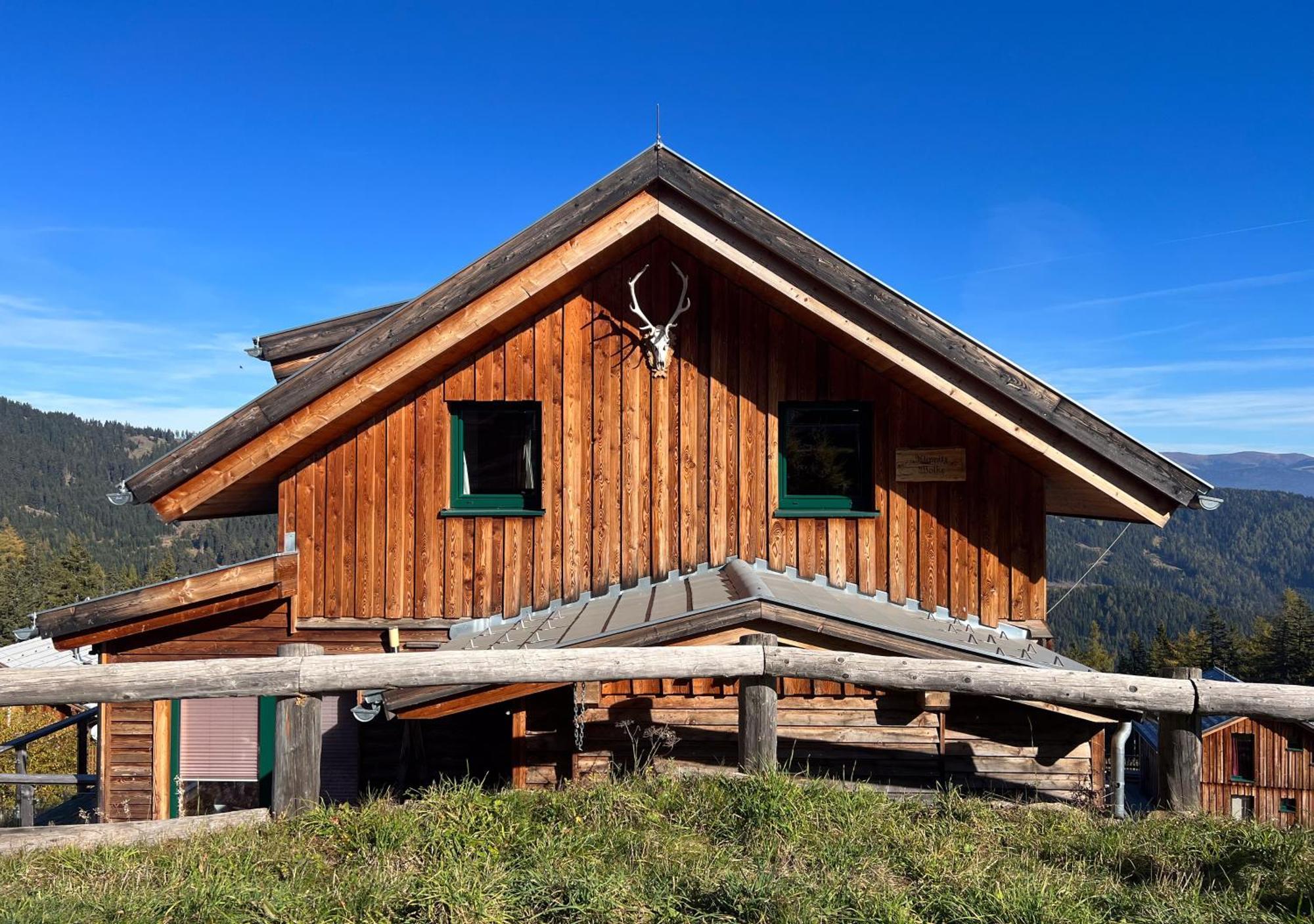1A Chalet "Wolke" Wandern, Grillen, Wellness Im Traumhaus Wolfsberg Exterior foto
