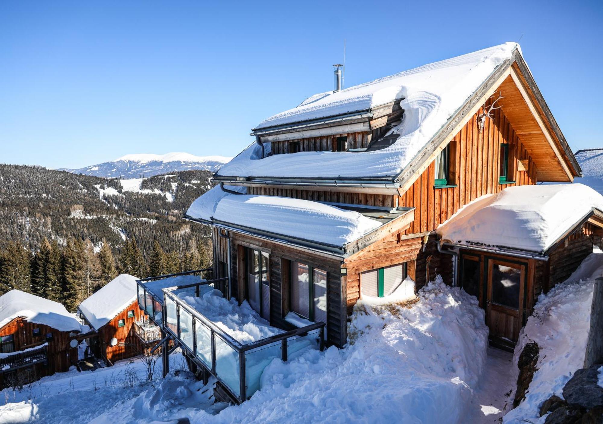 1A Chalet "Wolke" Wandern, Grillen, Wellness Im Traumhaus Wolfsberg Exterior foto
