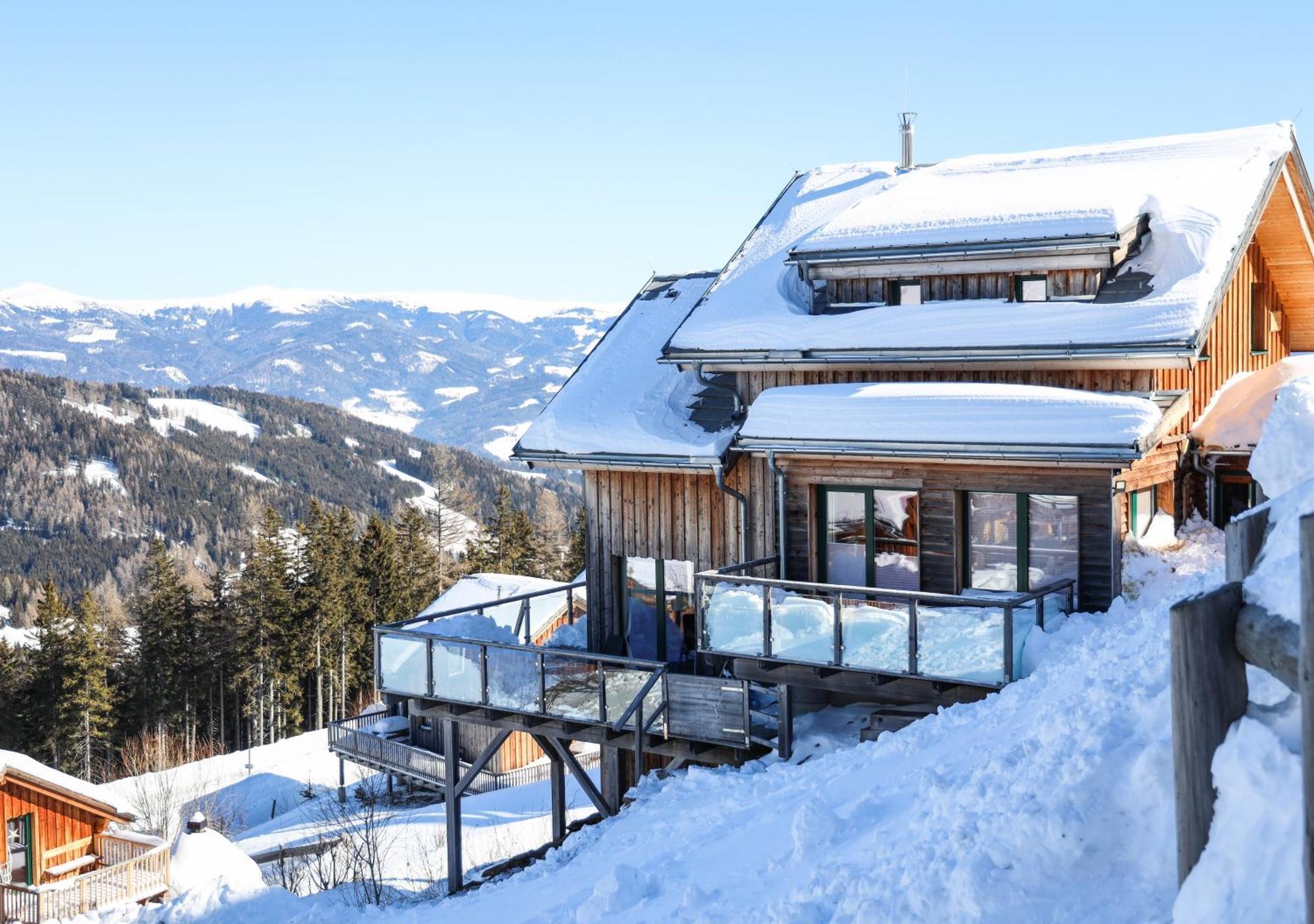 1A Chalet "Wolke" Wandern, Grillen, Wellness Im Traumhaus Wolfsberg Exterior foto